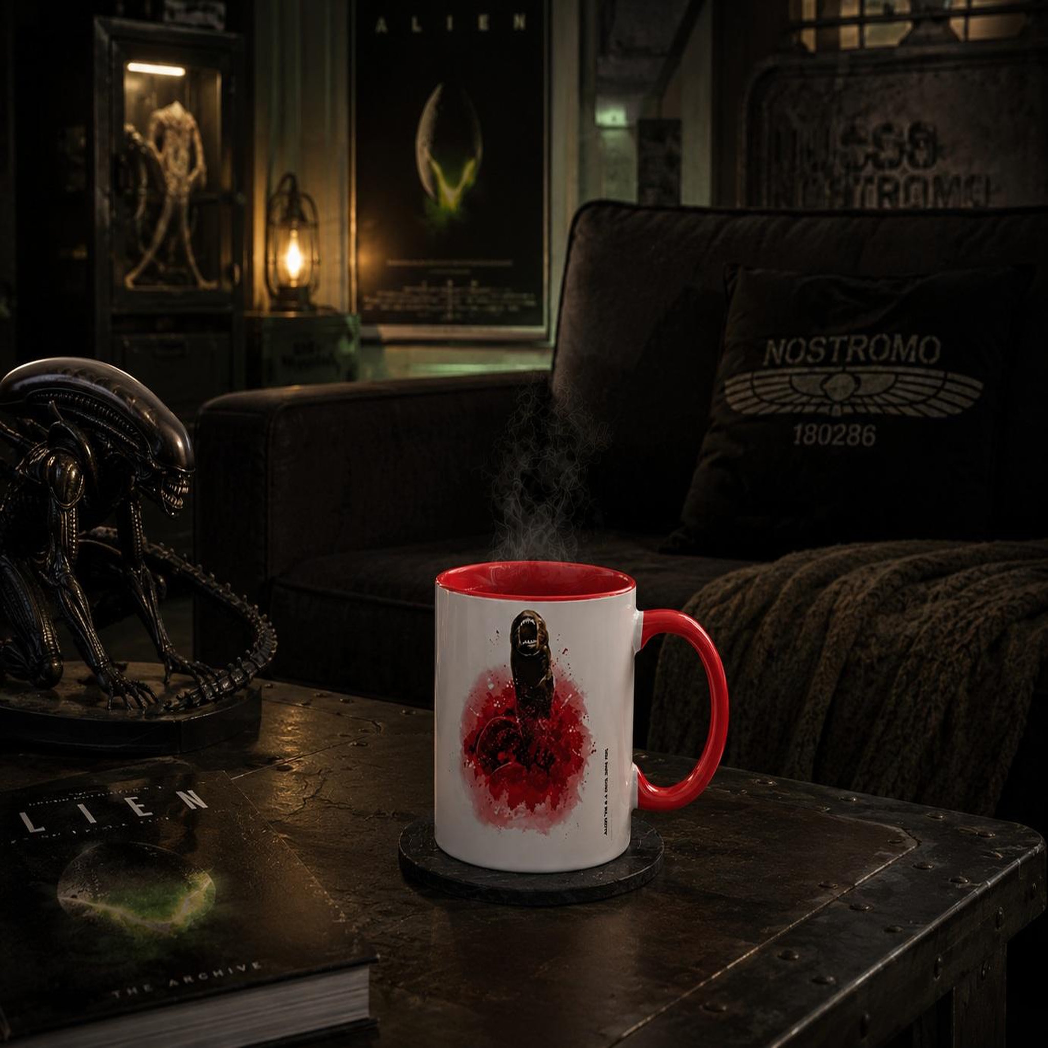 Voir la diapositive 4 : Eden Mug alien 330 ml en céramique design et moderne
