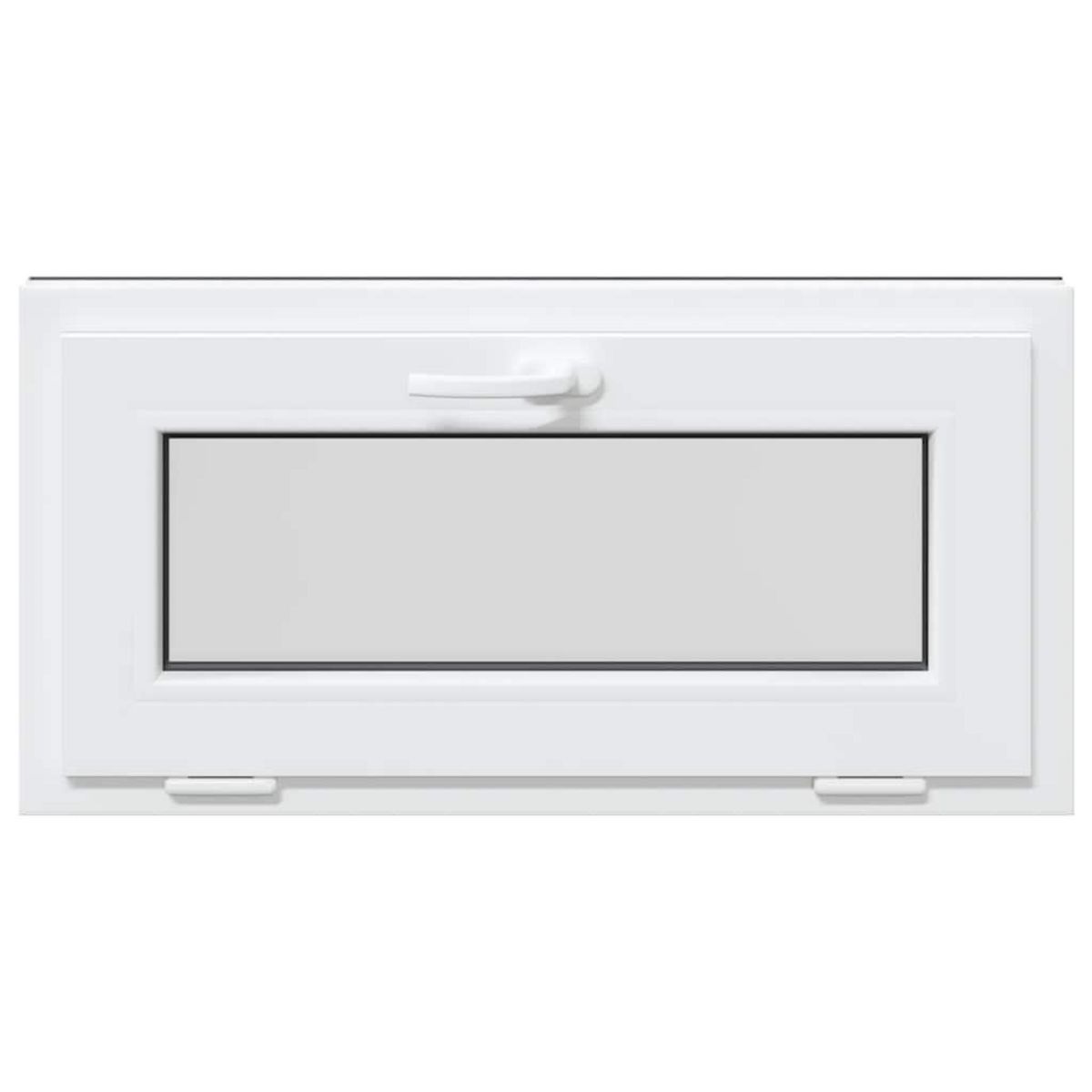 VIDAXL Fenetre sous-sol RISOR 80x40 cm inclinable 2vitrages anthracite