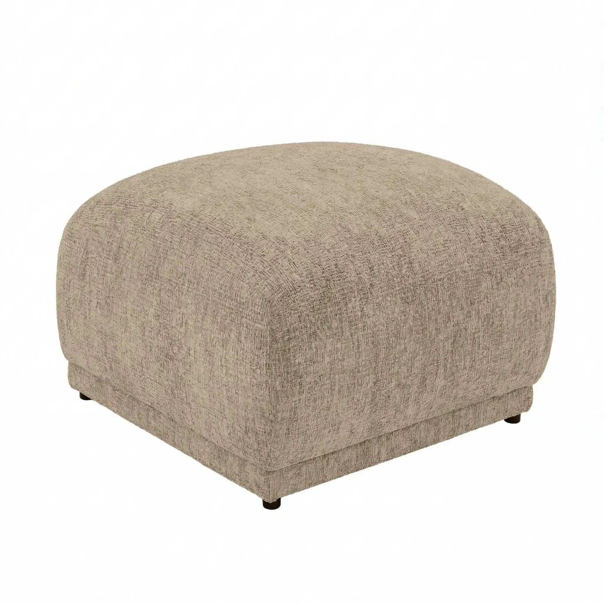 Voir la diapositive 1 : CASANOVA PARIS Rosalie - pouf tissu chenille