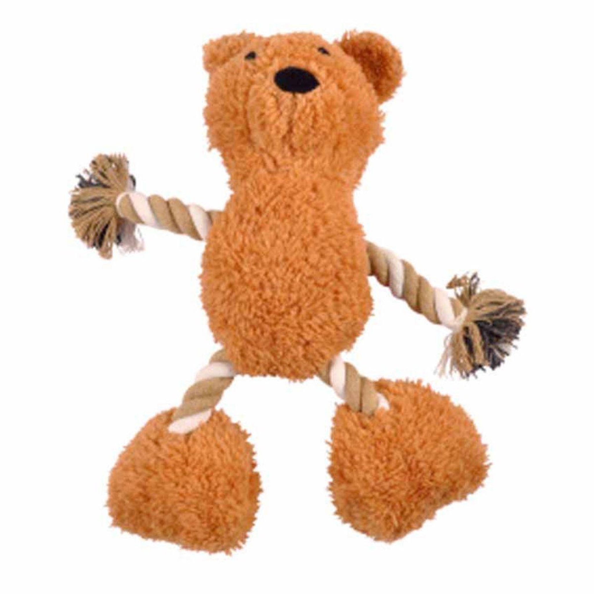 Voir la diapositive 1 : HOMEA Peluche pour chien  ours  30cm marron