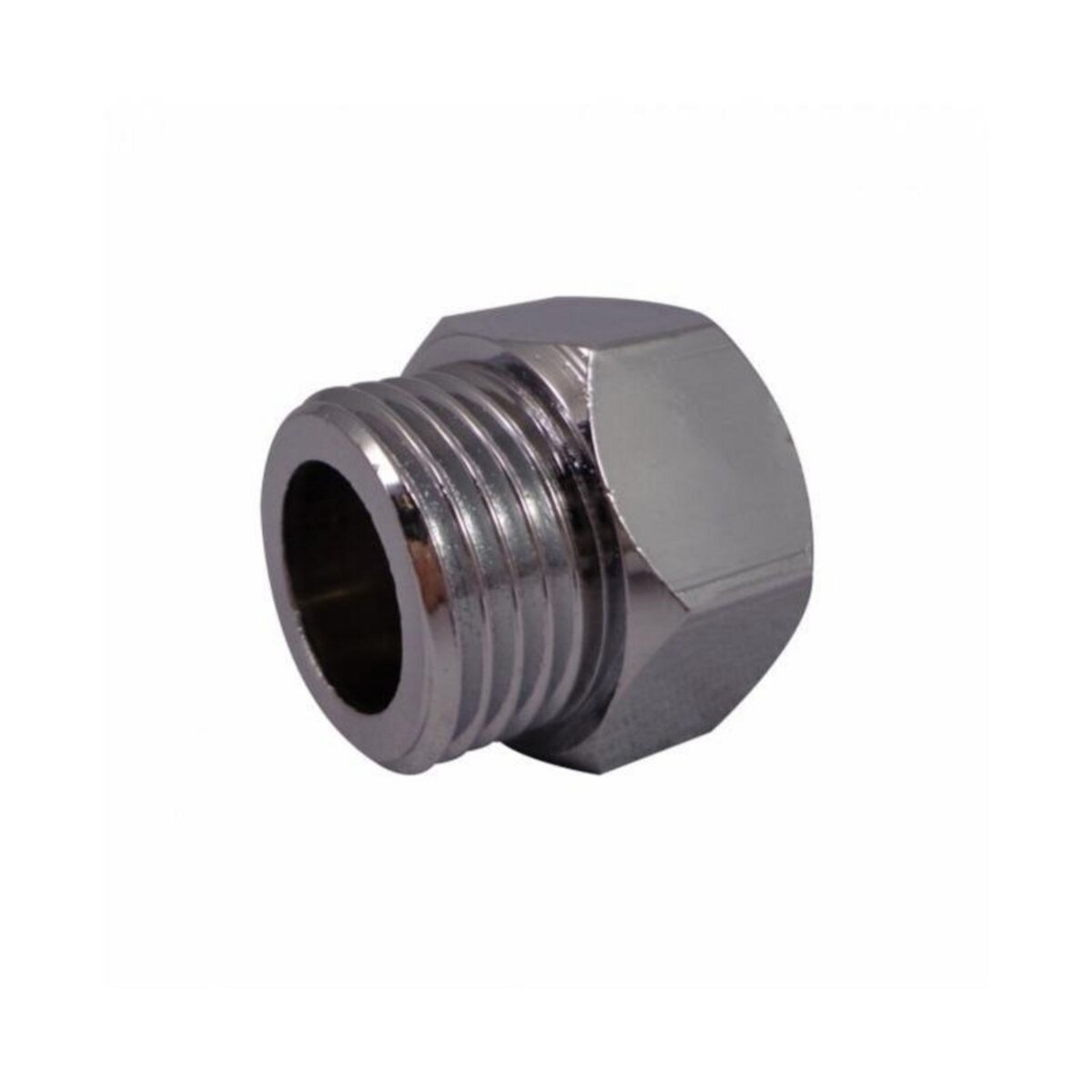 CENTRALE BRICO Mamelon réduit femelle/mâle laiton chromé