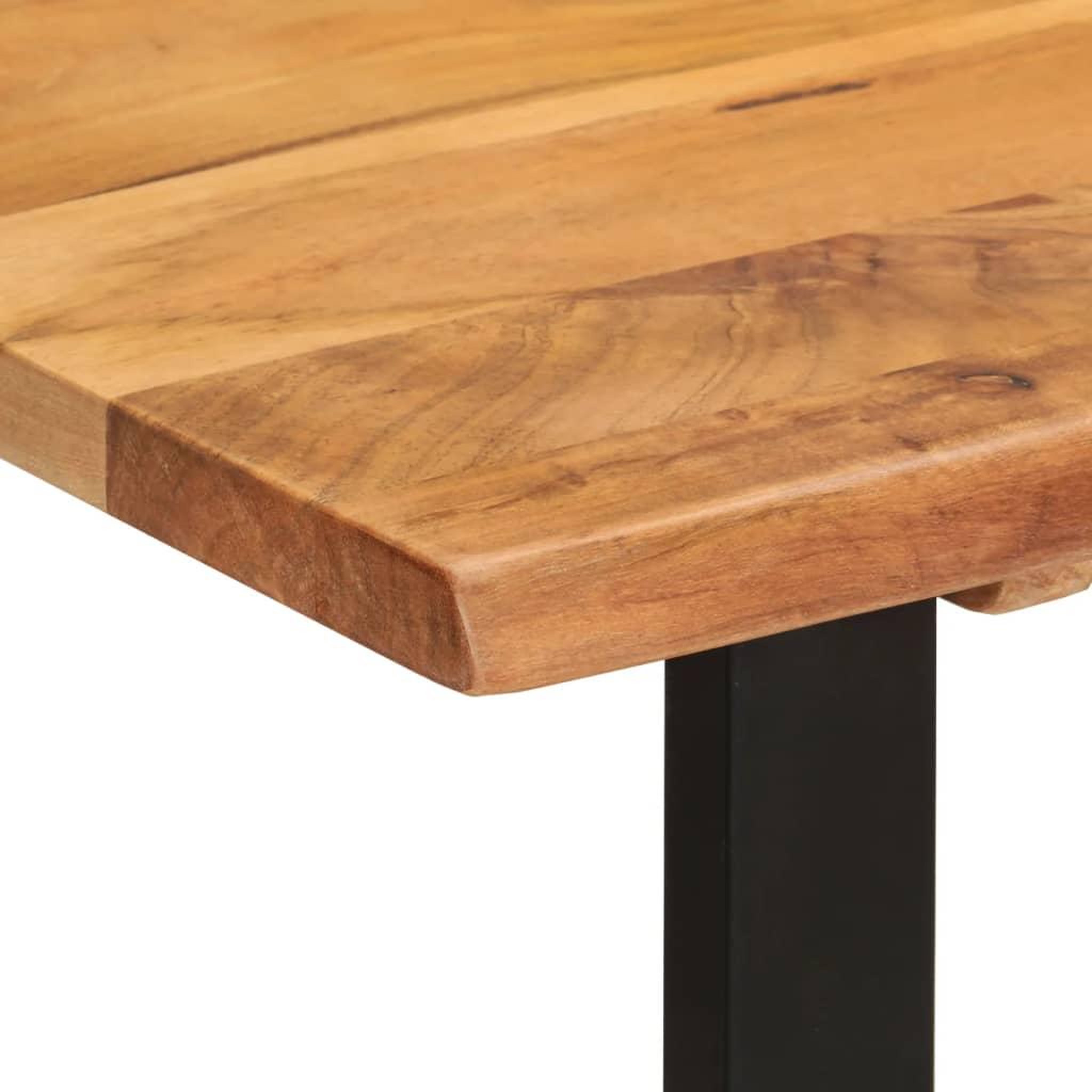 Voir la diapositive 5 : VIDAXL Table a dîner 110x50x76 cm Bois d'acacia solide