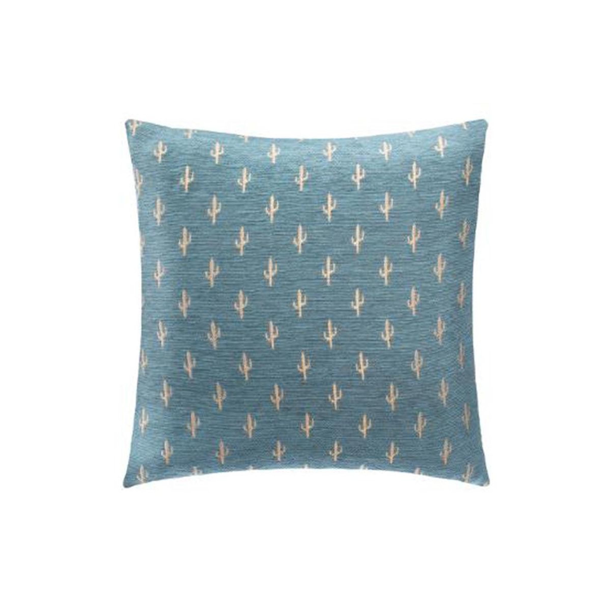 ATMOSPHERA Housse de coussin  chen cact  40x40cm bleu