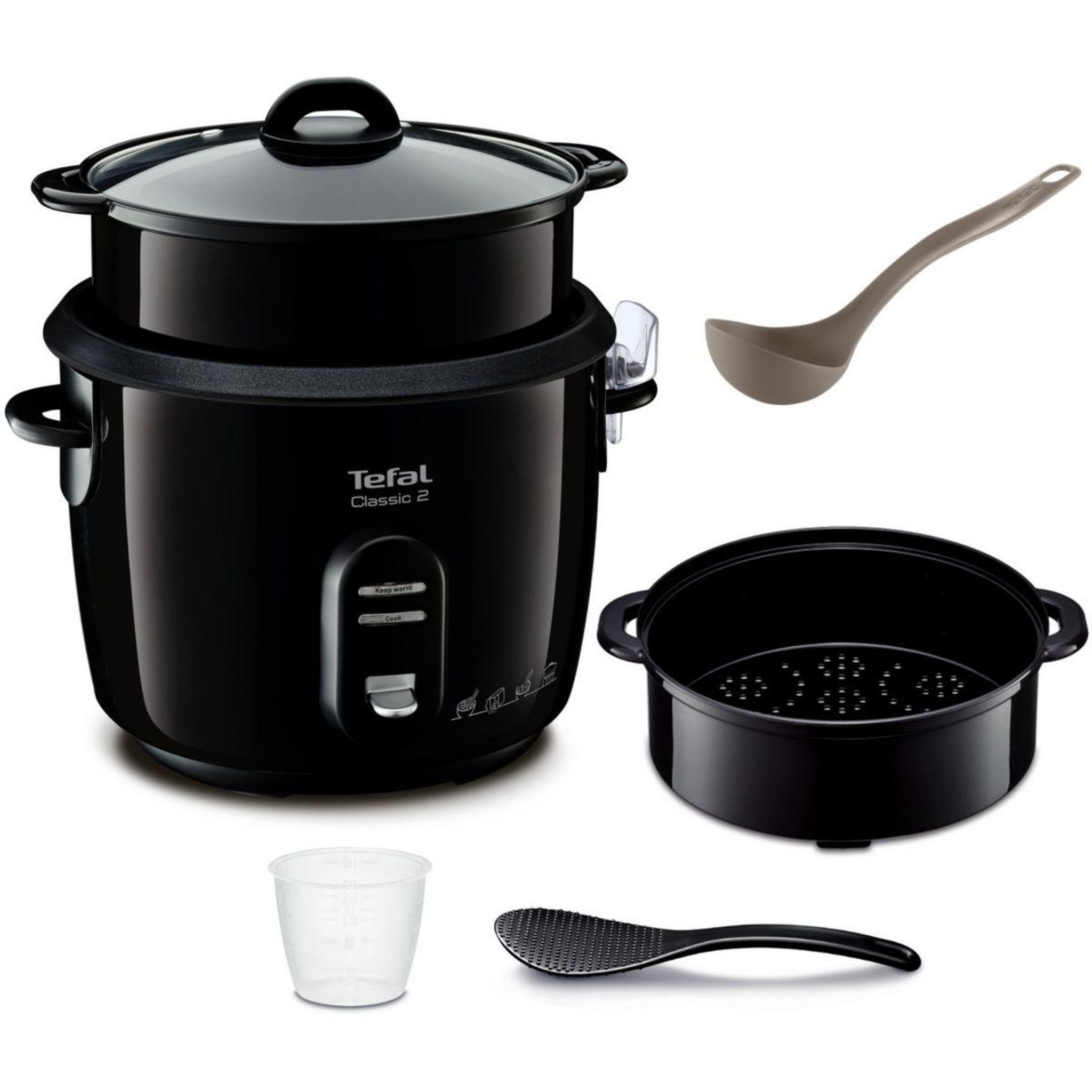 TEFAL Cuiseur riz yy4351fb classic 5l+ panier vapeur