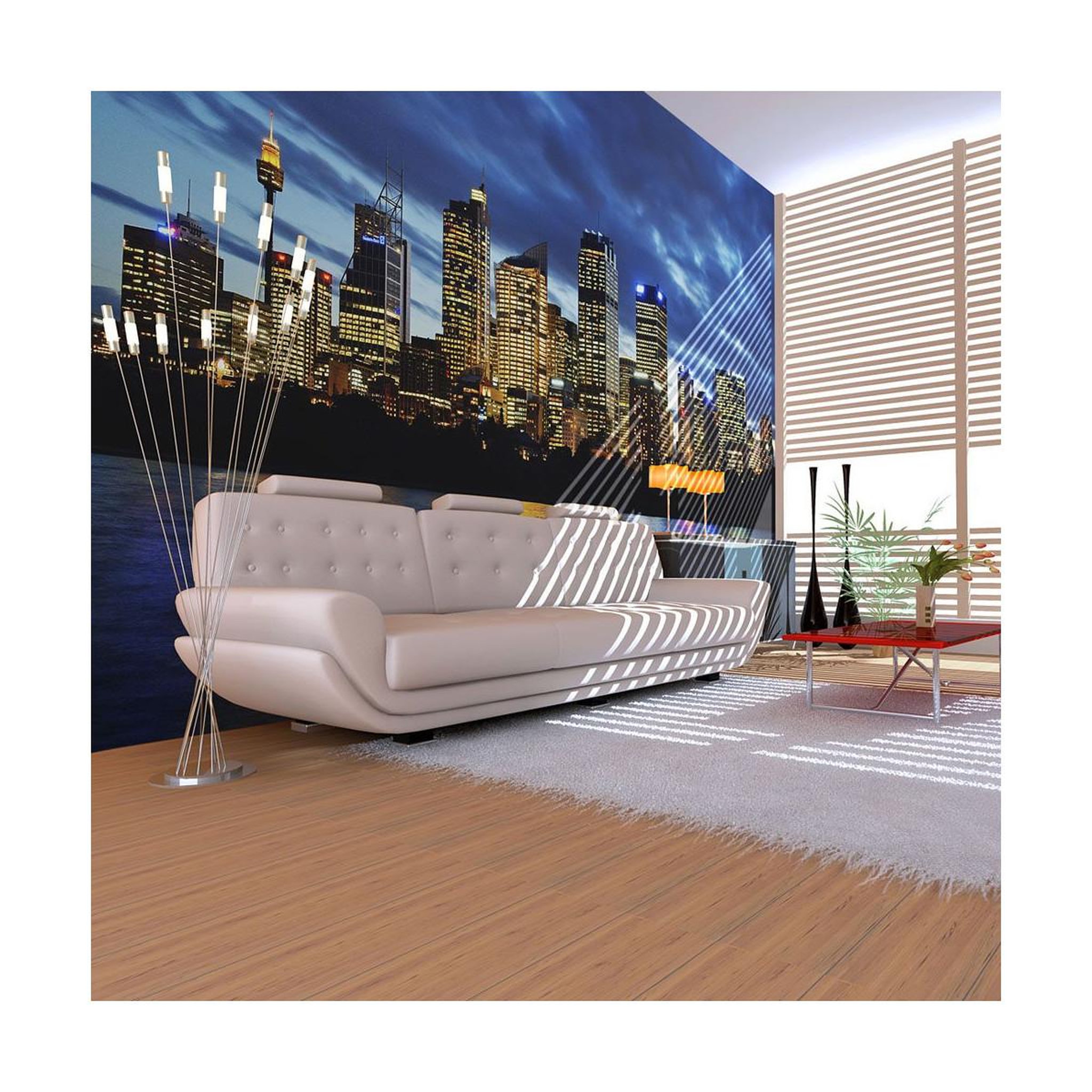 Paris Prix Papier peint  nuages ??du soir sur sydney. Coloris disponibles : Multicolore