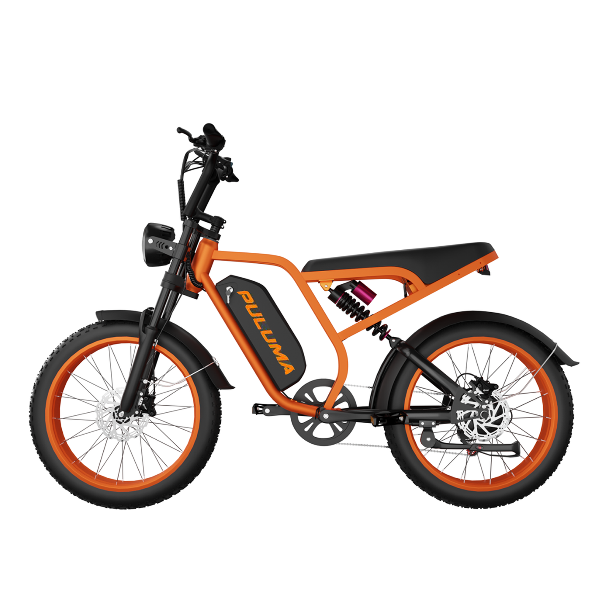 PULUMA Vélo électrique PULUMA SU8, batterie amovible 52 V 20 Ah, freins hydrauliques, vélo Fat Bike 20 pouces