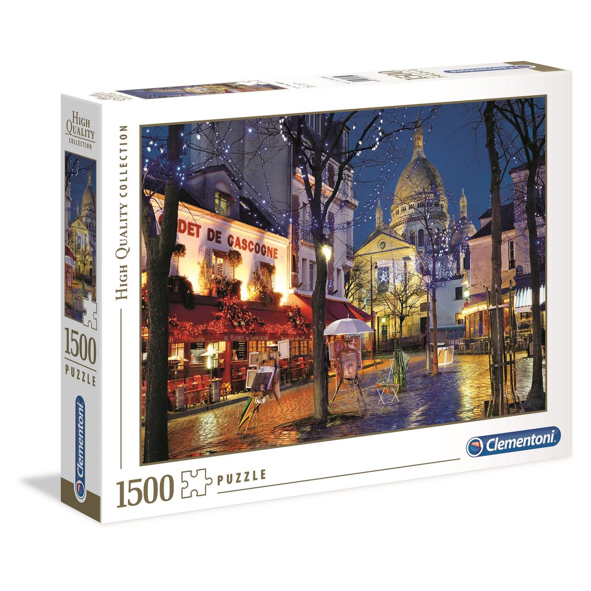 Voir la diapositive 1 : CLEMENTONI Puzzle Paris Montmartre 1500 pièces