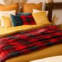 Voir la diapositive 2 : ATMOSPHERA Plaid Tartan en Flanelle  Brody  130x170cm Rouge