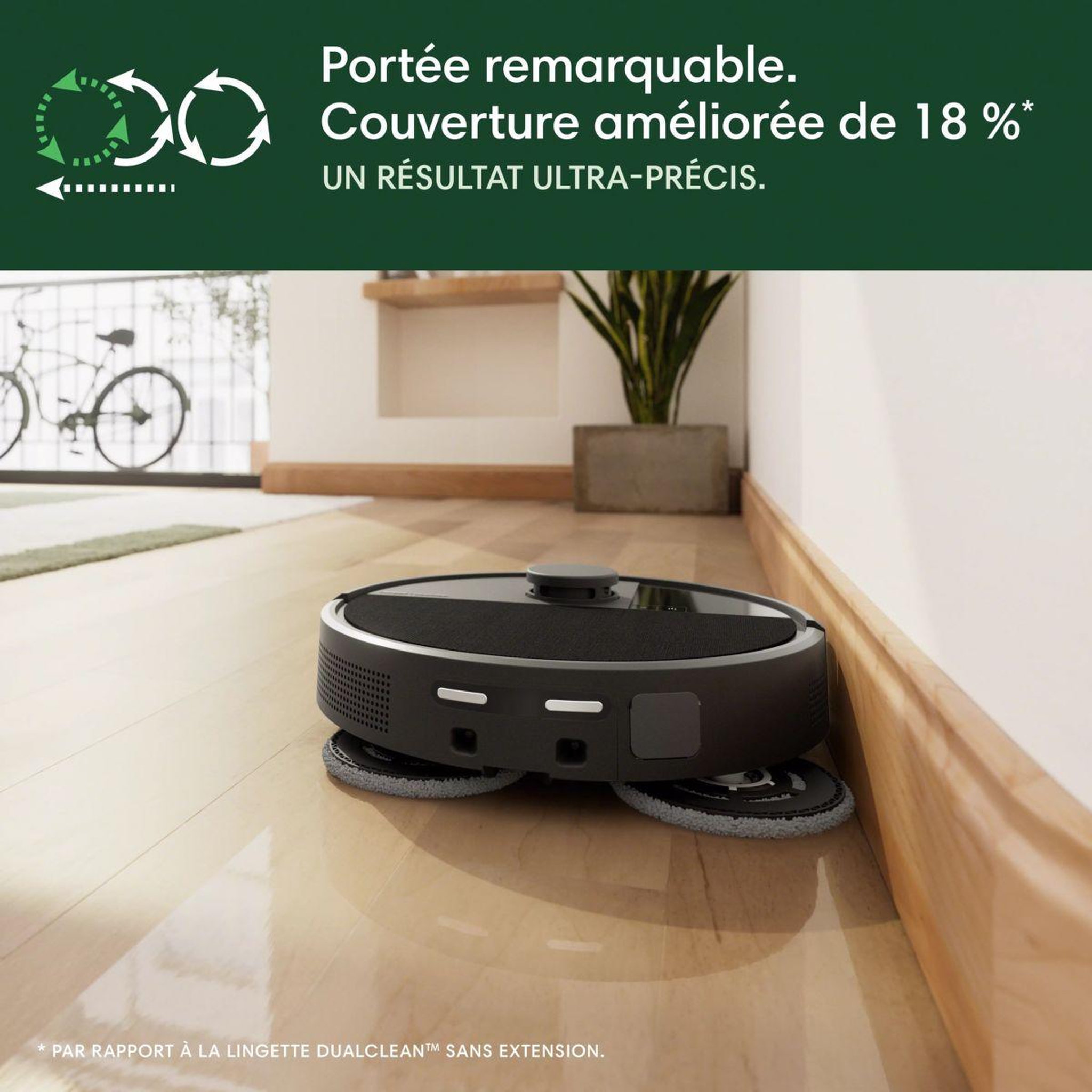 Voir la diapositive 5 : IROBOT Robot Aspirateur Laveur Roomba Plus 505 N185040