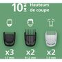 Voir la diapositive 4 : Philips Tondeuse multi usages MG3945/15 Series 3000