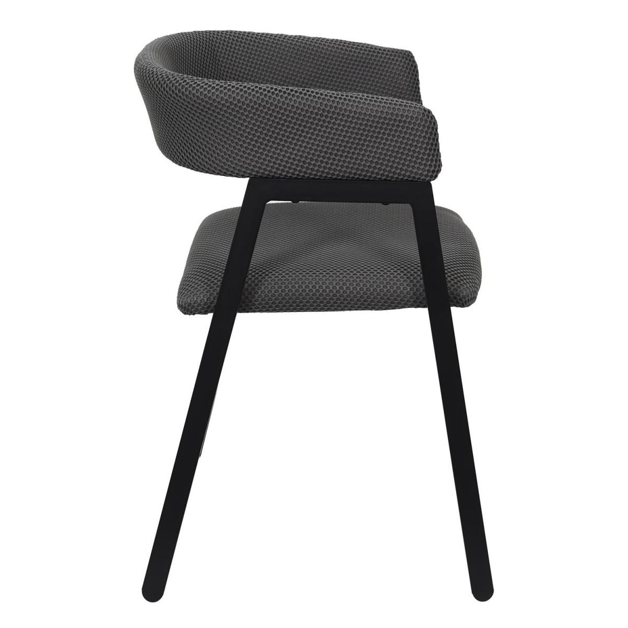 Voir la diapositive 5 : The Home Deco Factory Lot de 2 chaises design  atome  74cm gris