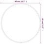 Voir la diapositive 6 : VIDAXL Miroir mural Dore Ø 40 cm Rond
