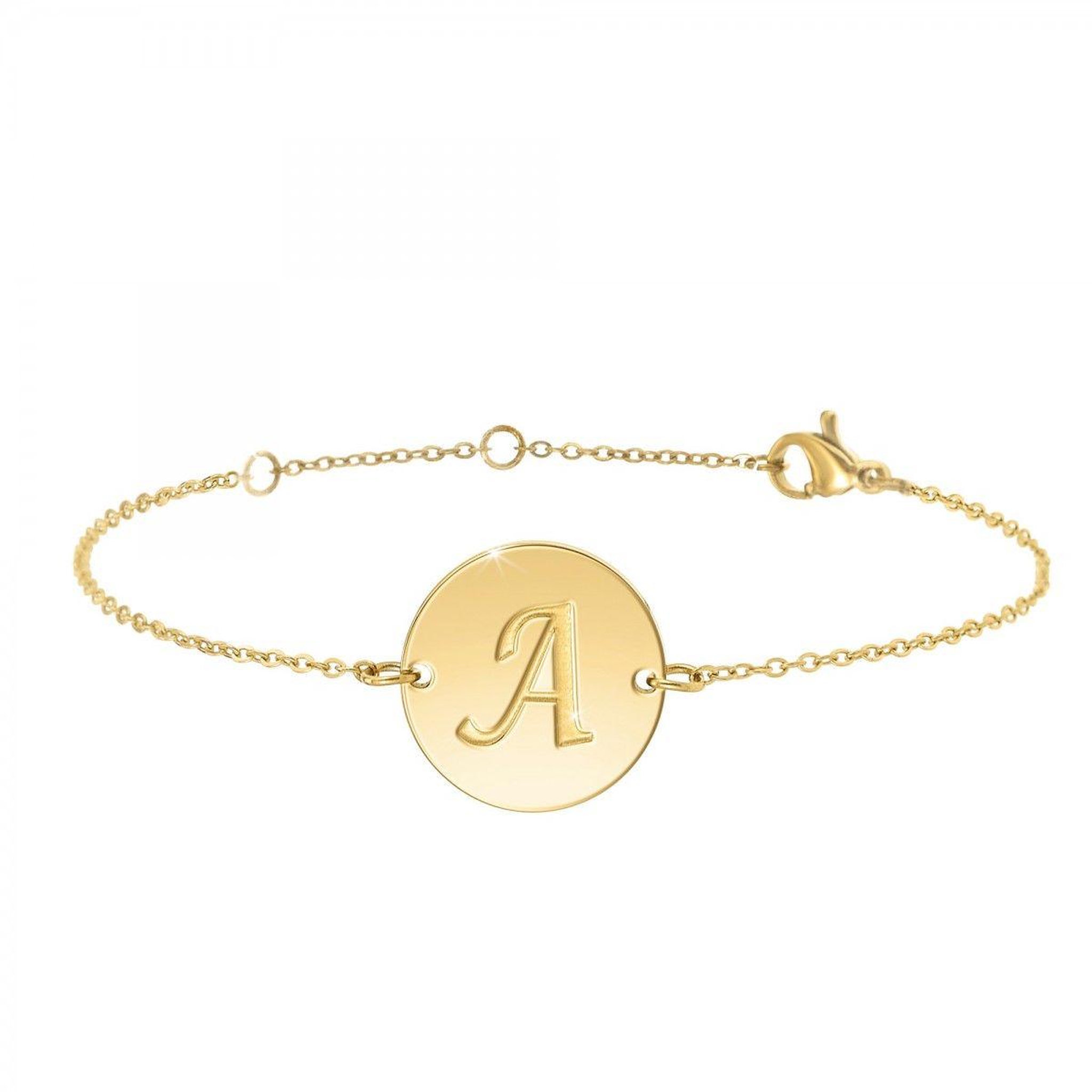 SC BOHEME Bracelet lettre A en acier inoxydable par SC Bohème