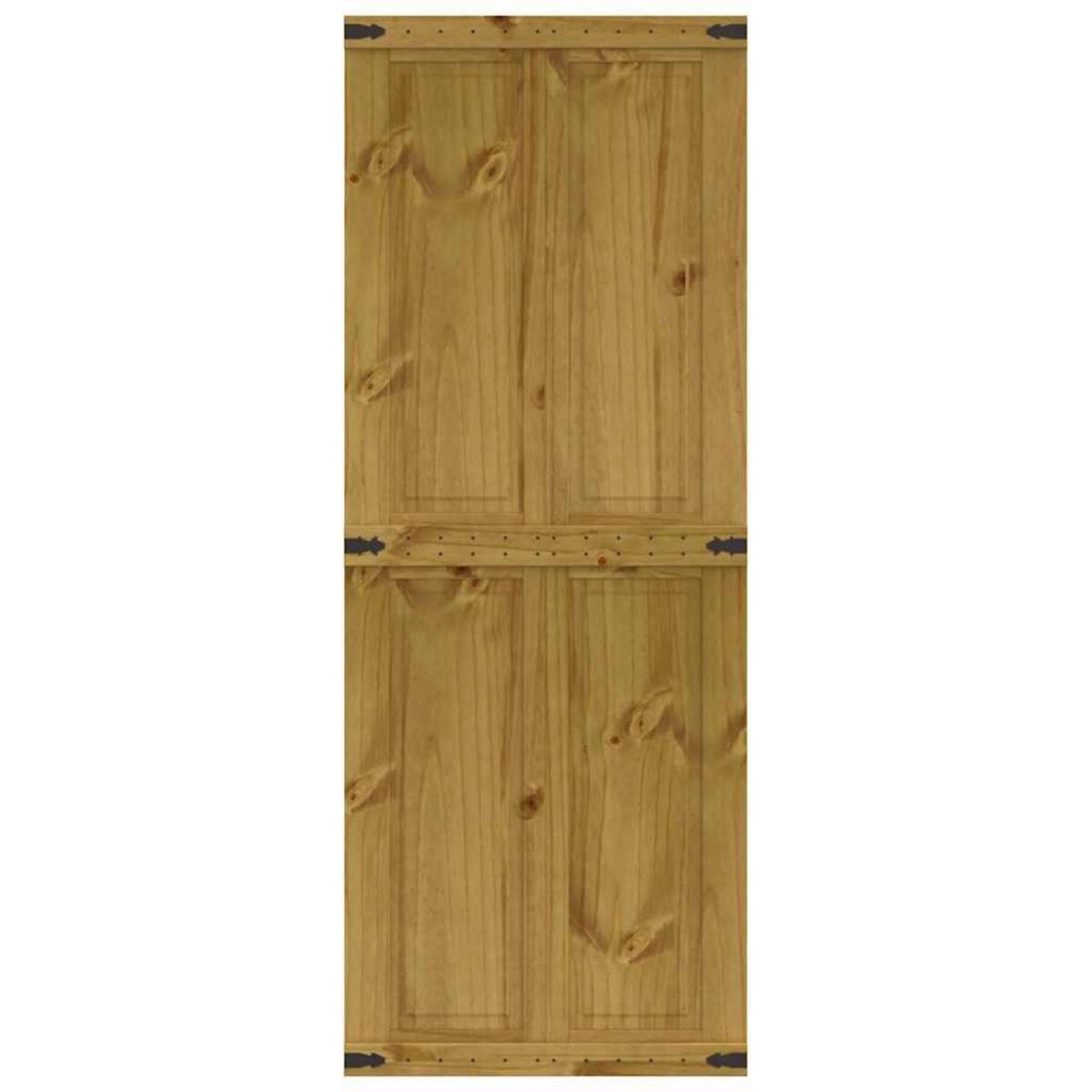 VIDAXL Porte de grange CORONA 80x210 cm bois massif de pin