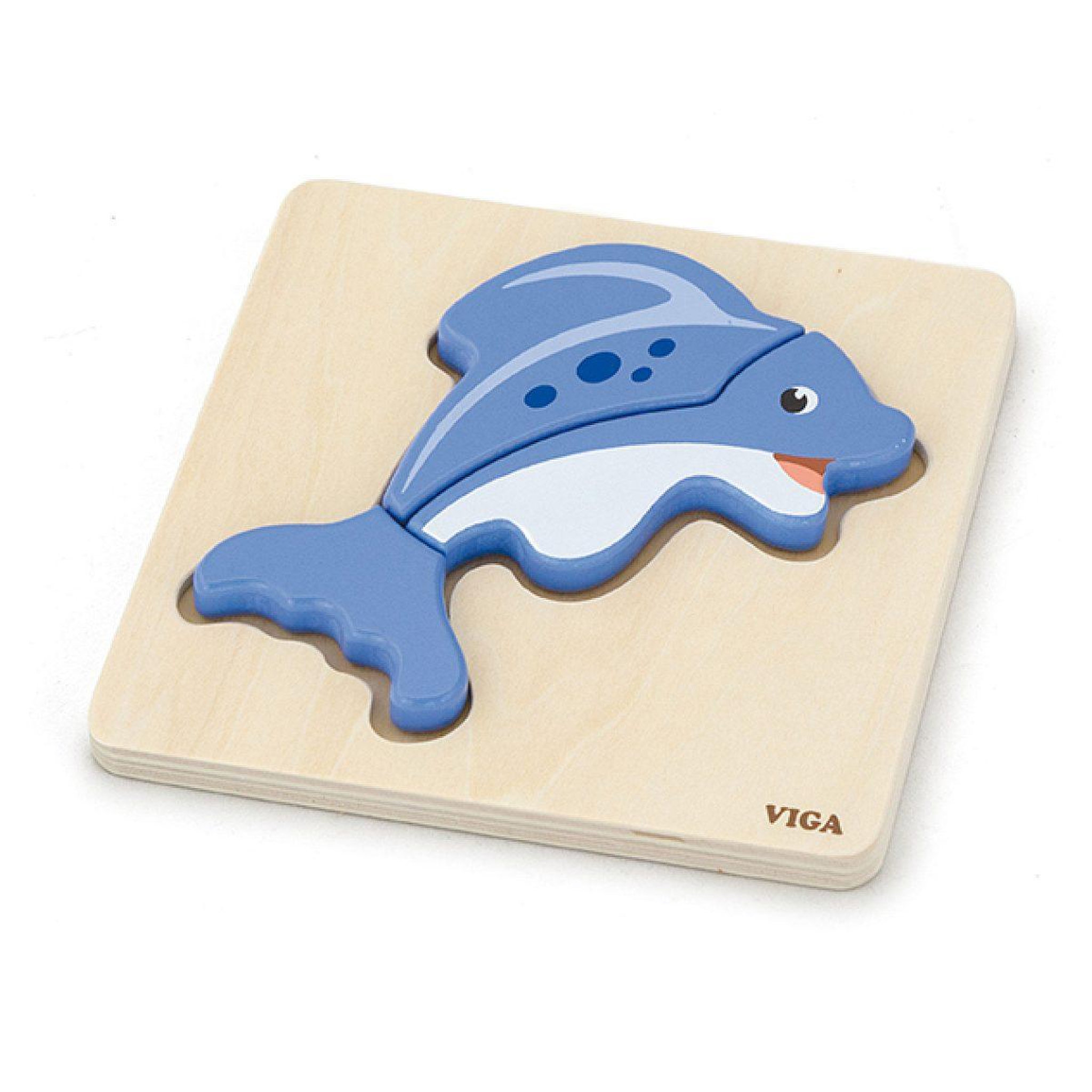 VIGA Puzzle à blocs de formes  59933 - poisson