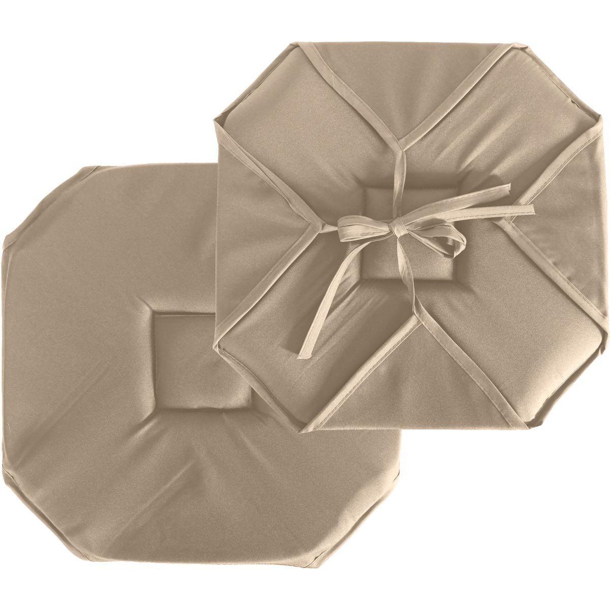 ENJOY HOME Galette de chaise uni  basic  40x40cm naturel