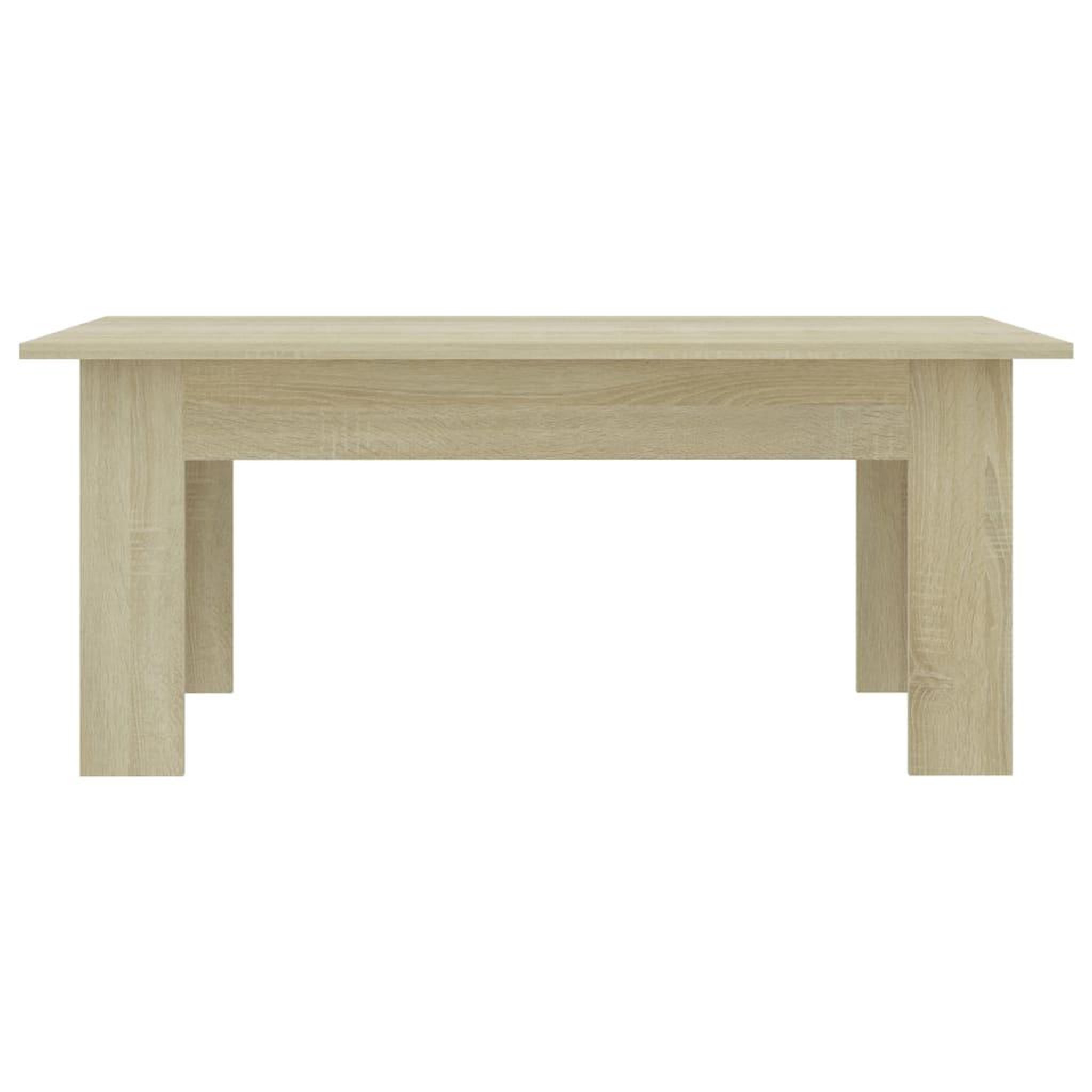 Voir la diapositive 4 : VIDAXL Table basse Chene sonoma 100x60x42 cm Bois d'ingenierie