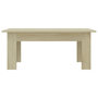 Voir la diapositive 4 : VIDAXL Table basse Chene sonoma 100x60x42 cm Bois d'ingenierie