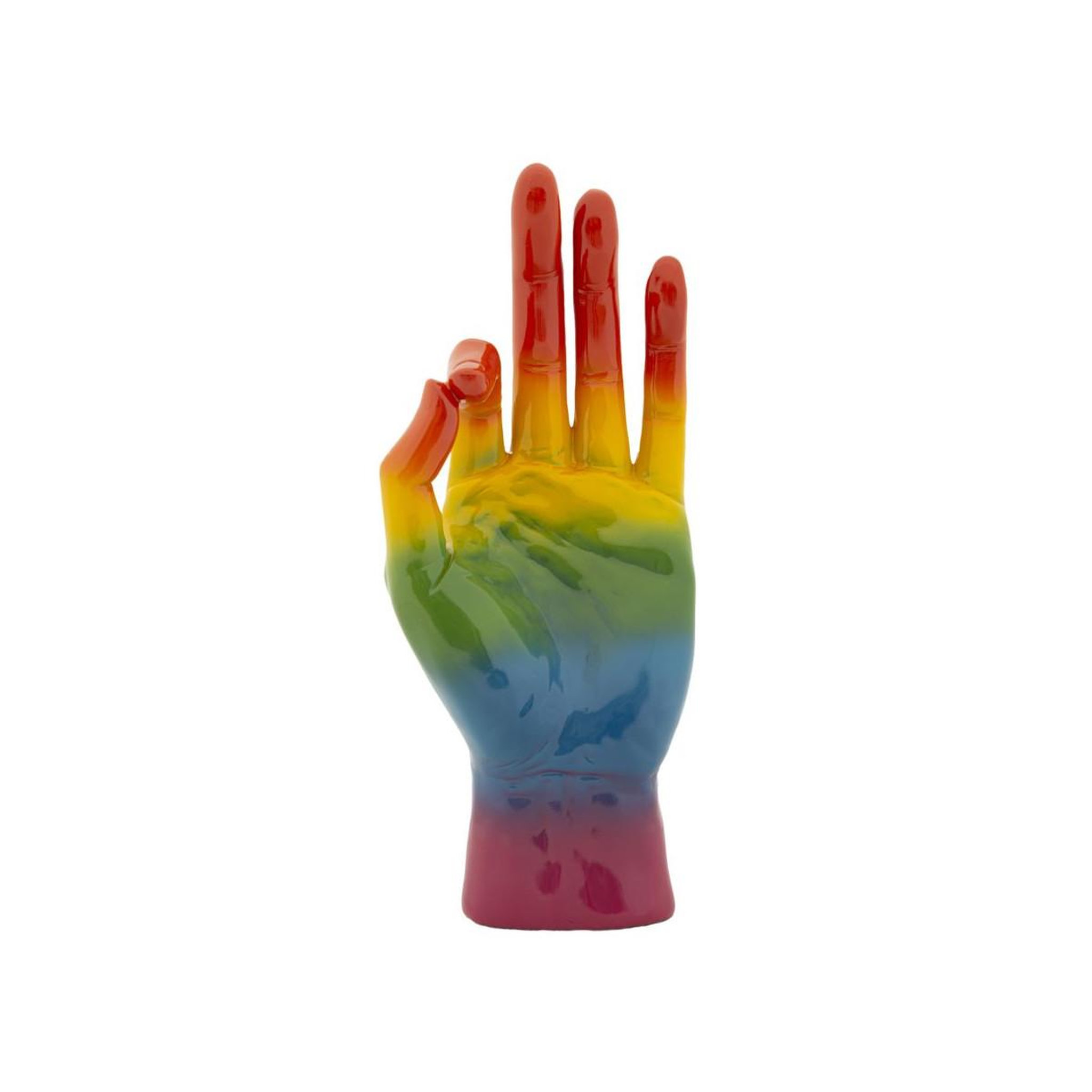 Voir la diapositive 2 : Paris Prix Déco main ok  rainbow  36cm multicolore