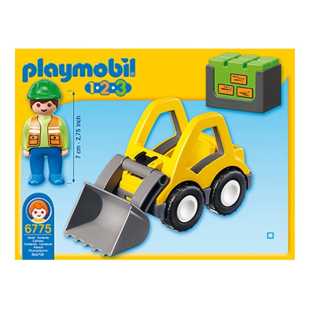PLAYMOBIL 6775 - 1.2.3 - Chargeur et Ouvrier