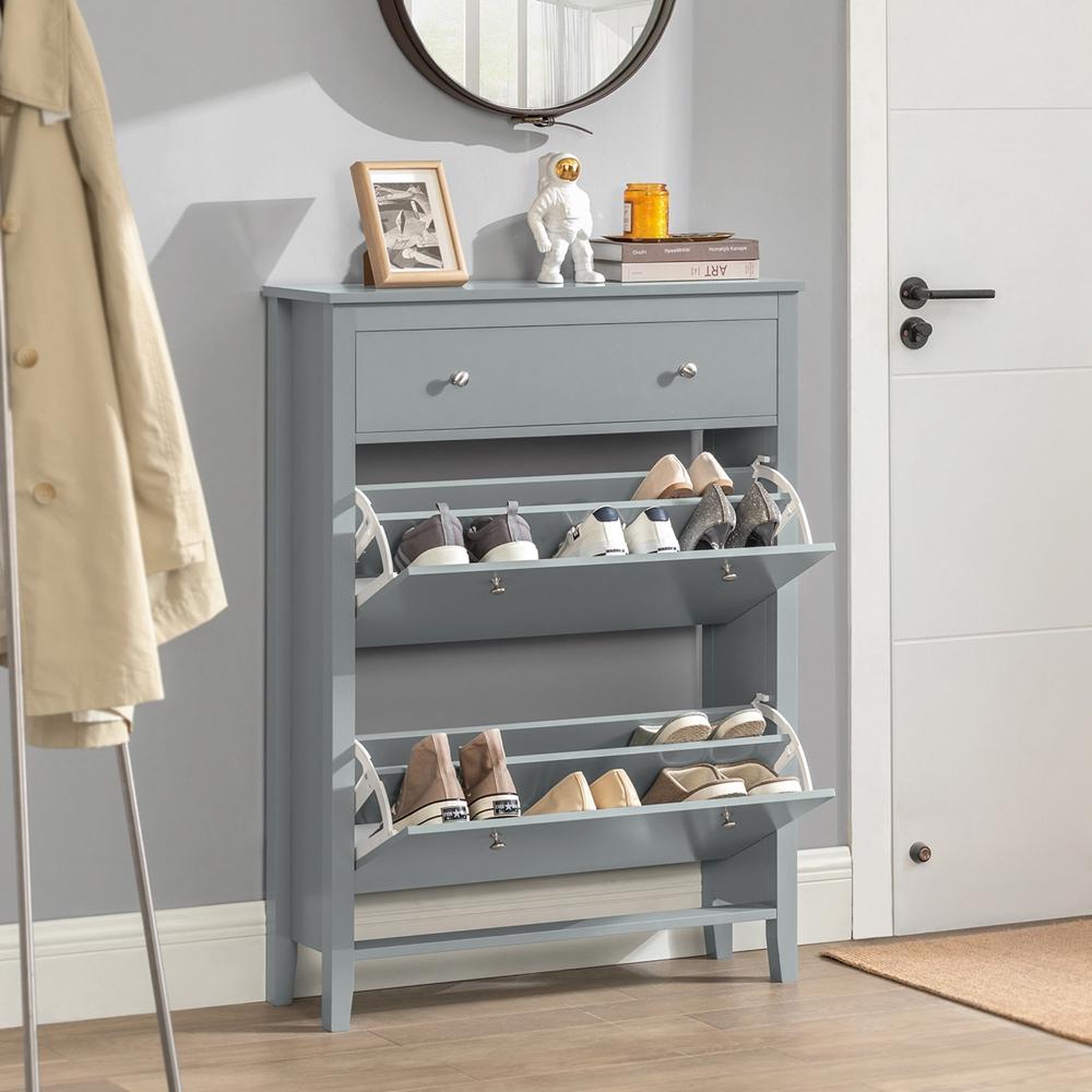 Voir la diapositive 4 : SOBUY SoBuy - Meuble À Chaussures 3 portes - Moderne - FSR89
