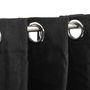 Voir la diapositive 3 : VIDAXL Rideau occultant Aspect de lin a œillets Anthracite 290x245 cm
