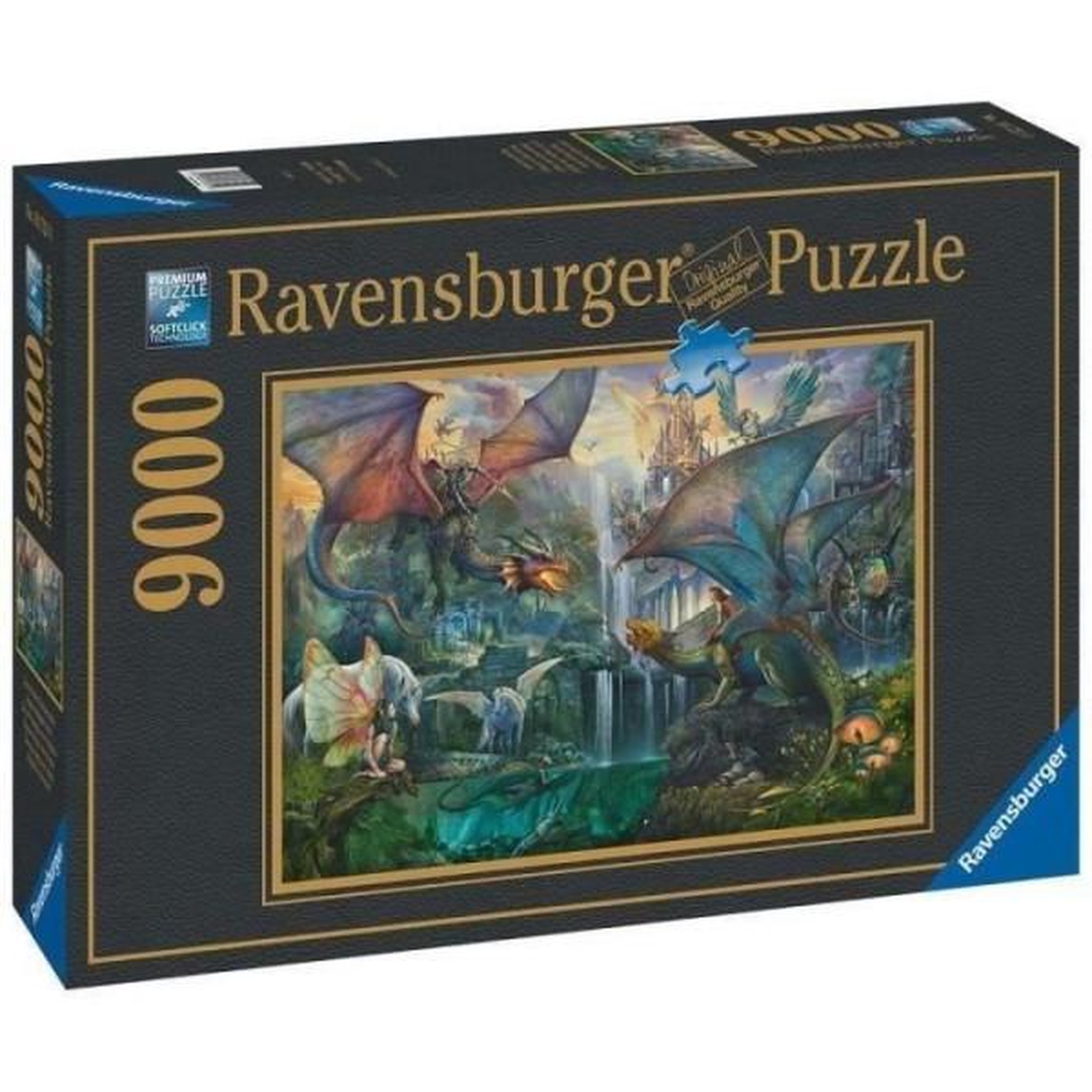 Voir la diapositive 3 : RAVENSBURGER Puzzle 9000 pieces la foret magique des dragons, fantastique, adulte, 16721, ravensburger