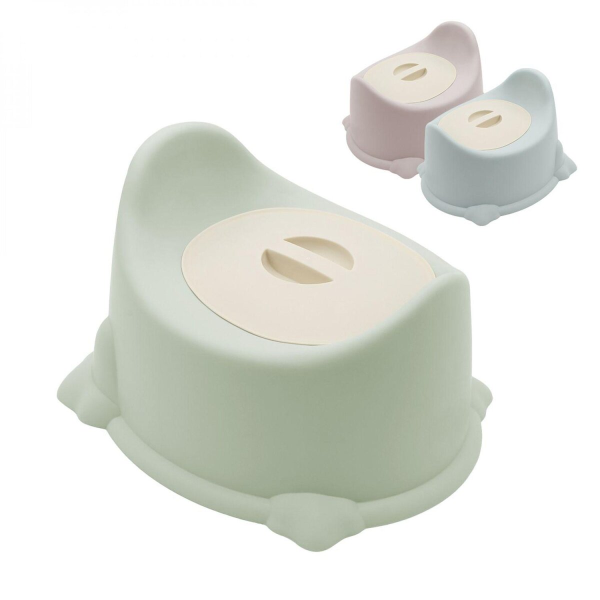 Monsieur Bébé Lot de 2 pots de toilette pour bébé avec couvercle et poignée de transport
