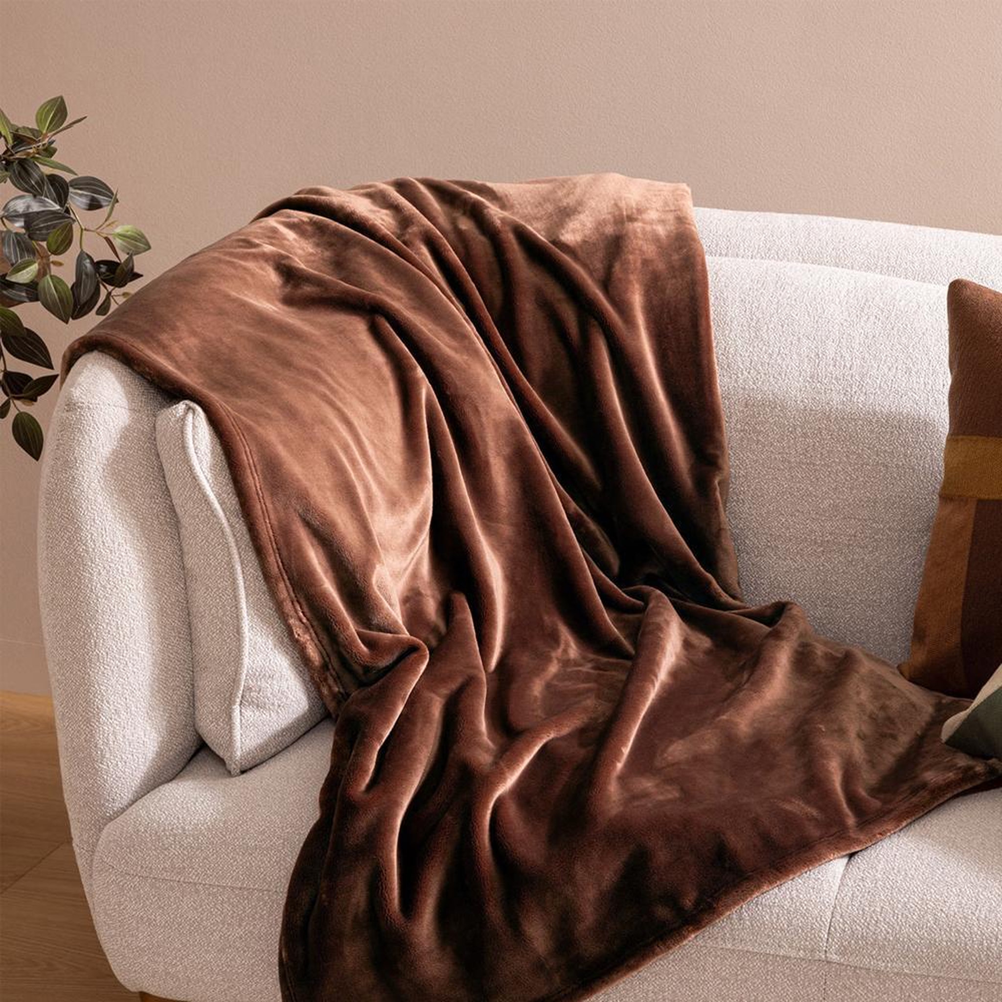 Voir la diapositive 5 : ATMOSPHERA Plaid flanelle  Petrol Atmosphera 180x230 Cuddly