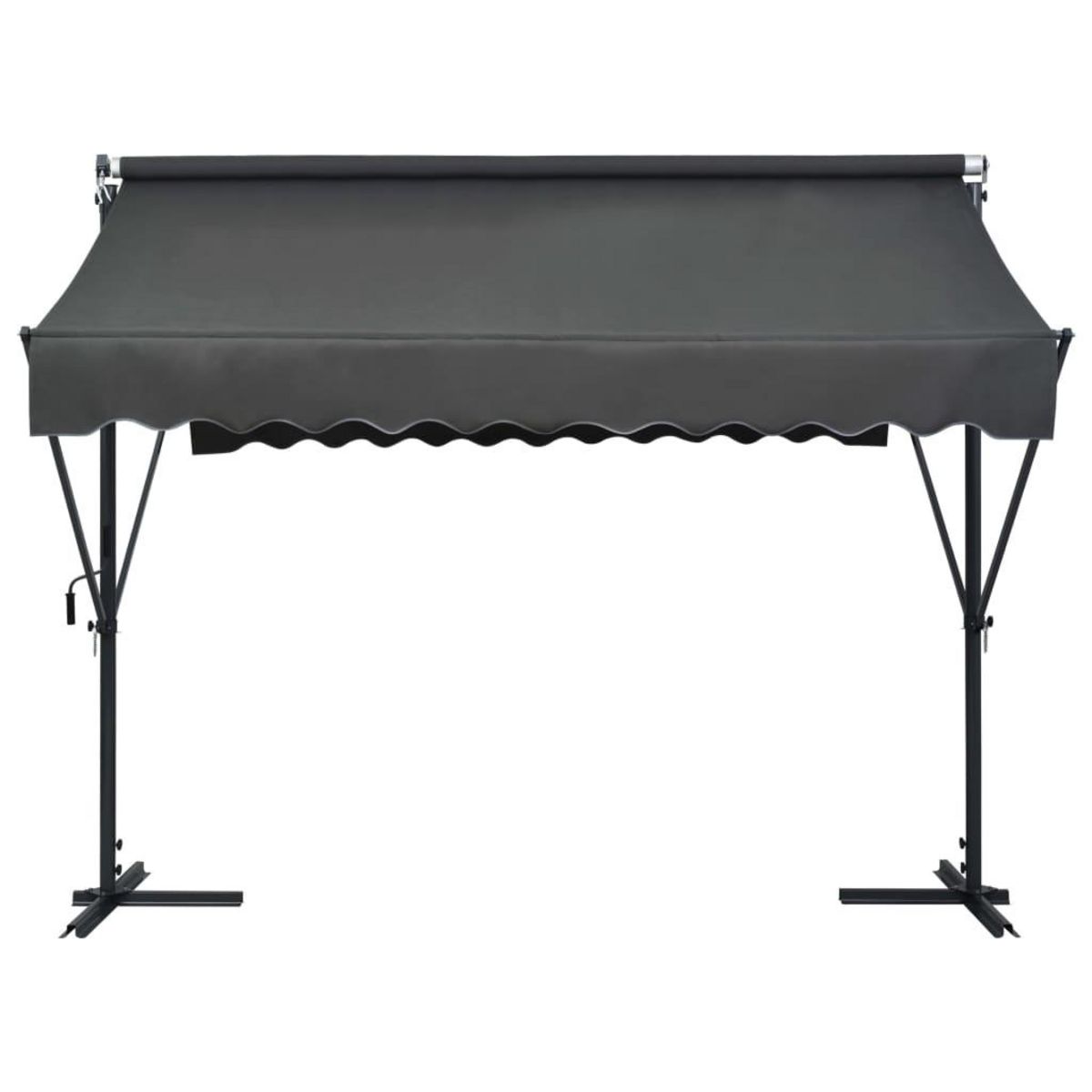 VIDAXL Auvent sur pied 300 x 300 cm Anthracite