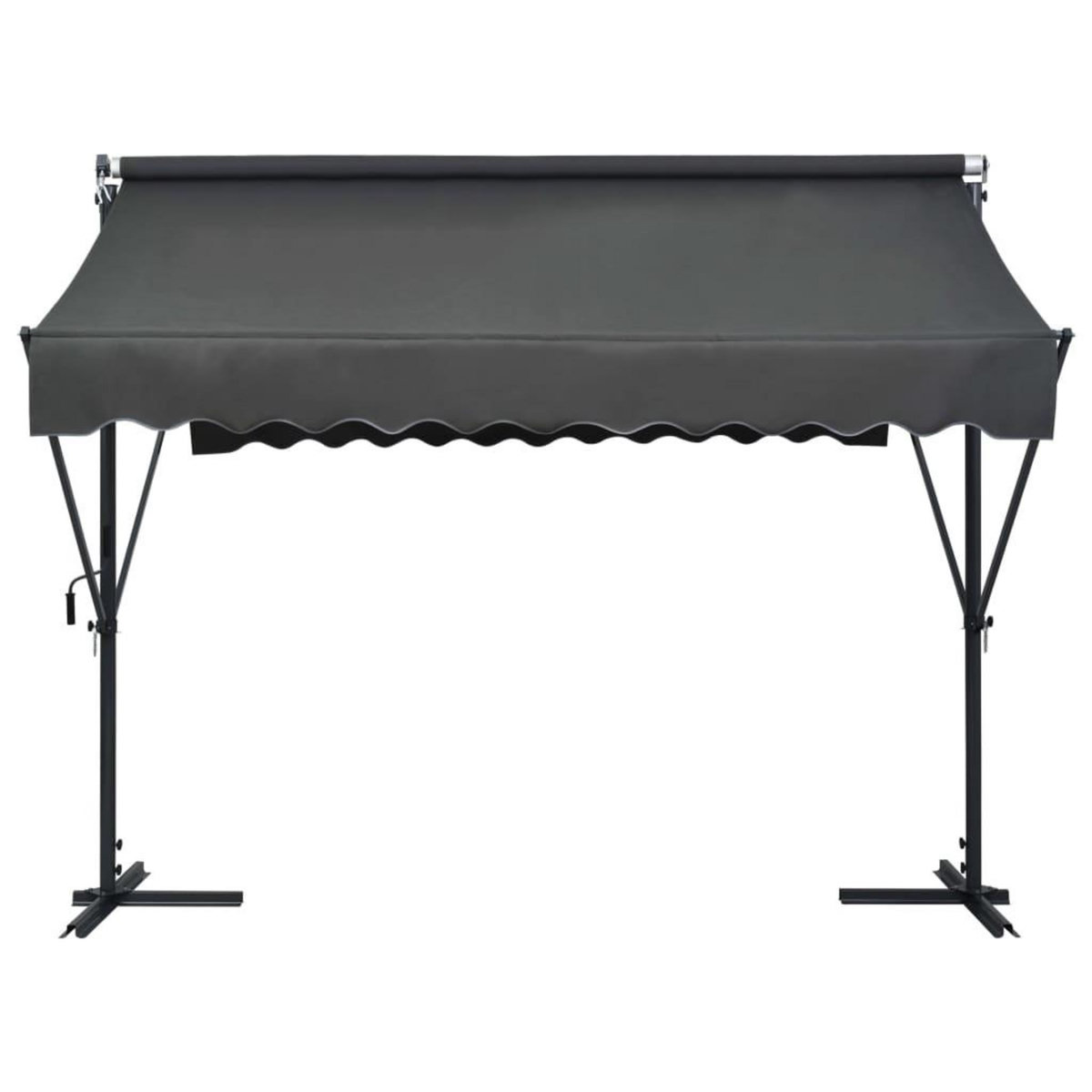 VIDAXL Auvent sur pied 300 x 300 cm Anthracite