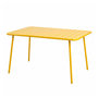 Voir la diapositive 1 : CONCEPT USINE Table de jardin 4 à 6 places 120cm jaune BERGAME