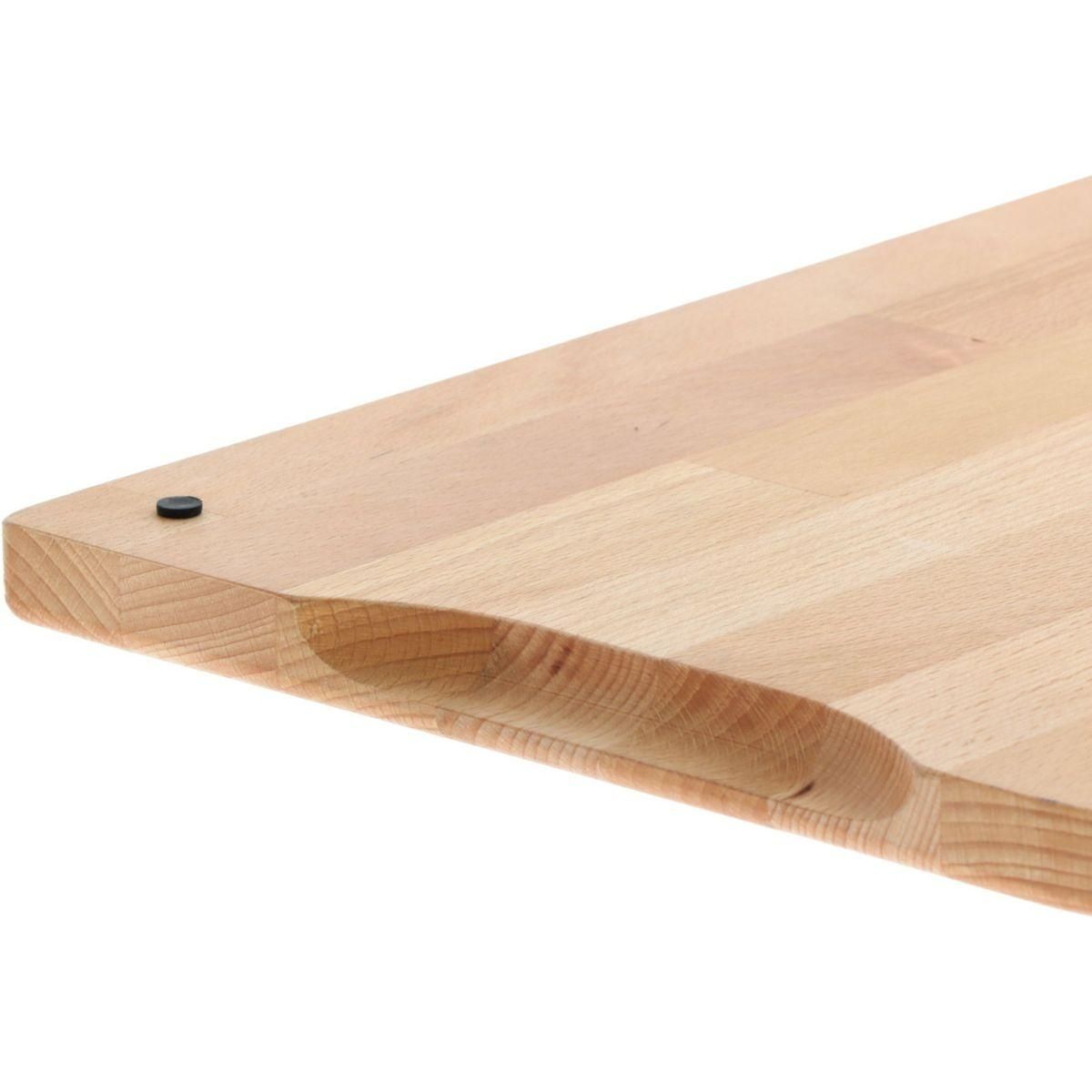 MIOGO Planche à découper hêtre véritable XL