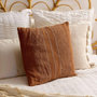 Voir la diapositive 3 : ATMOSPHERA Coussin Déco  Mira  55x55cm Terracotta