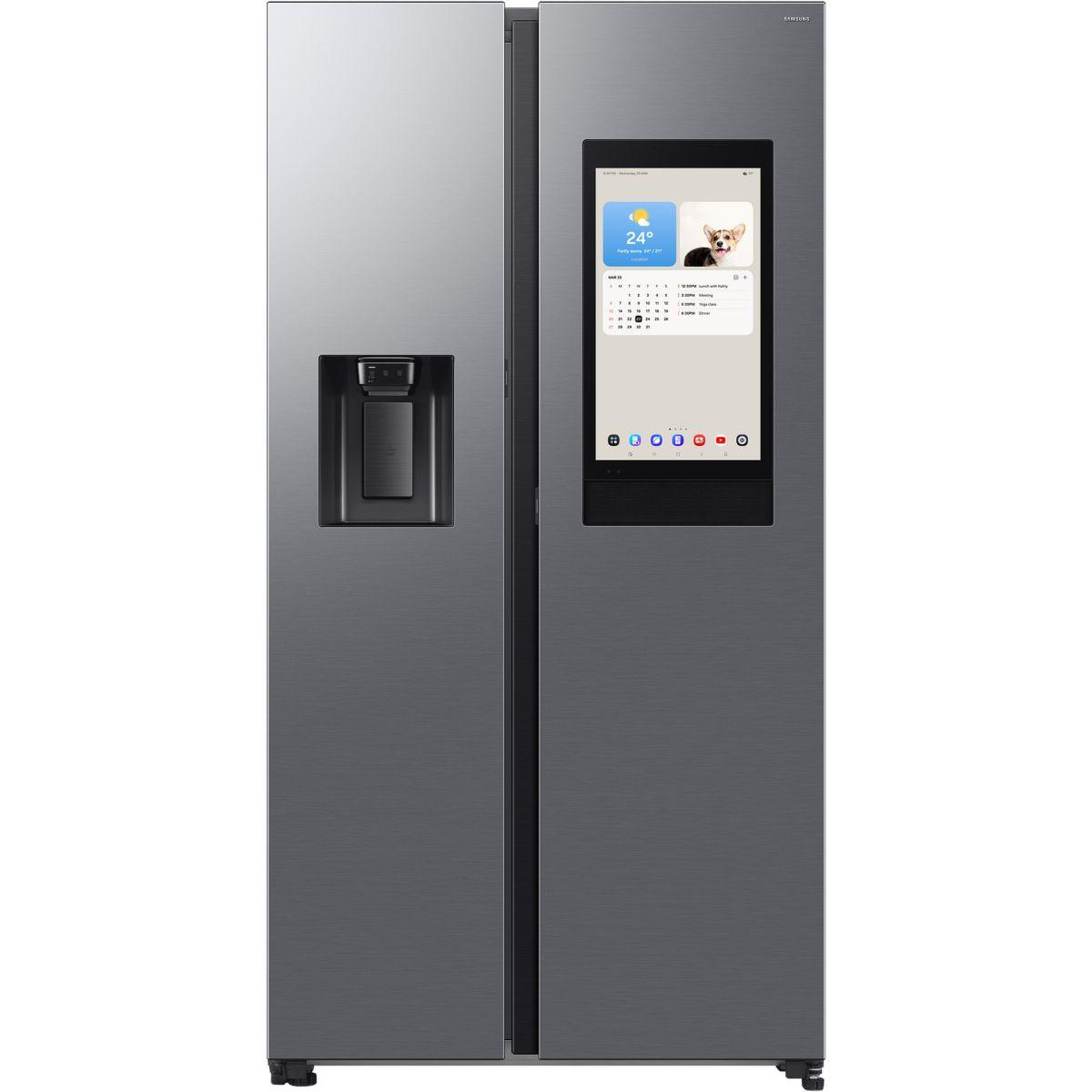 Samsung Réfrigérateur américain rs90f66bet bespoke ai family