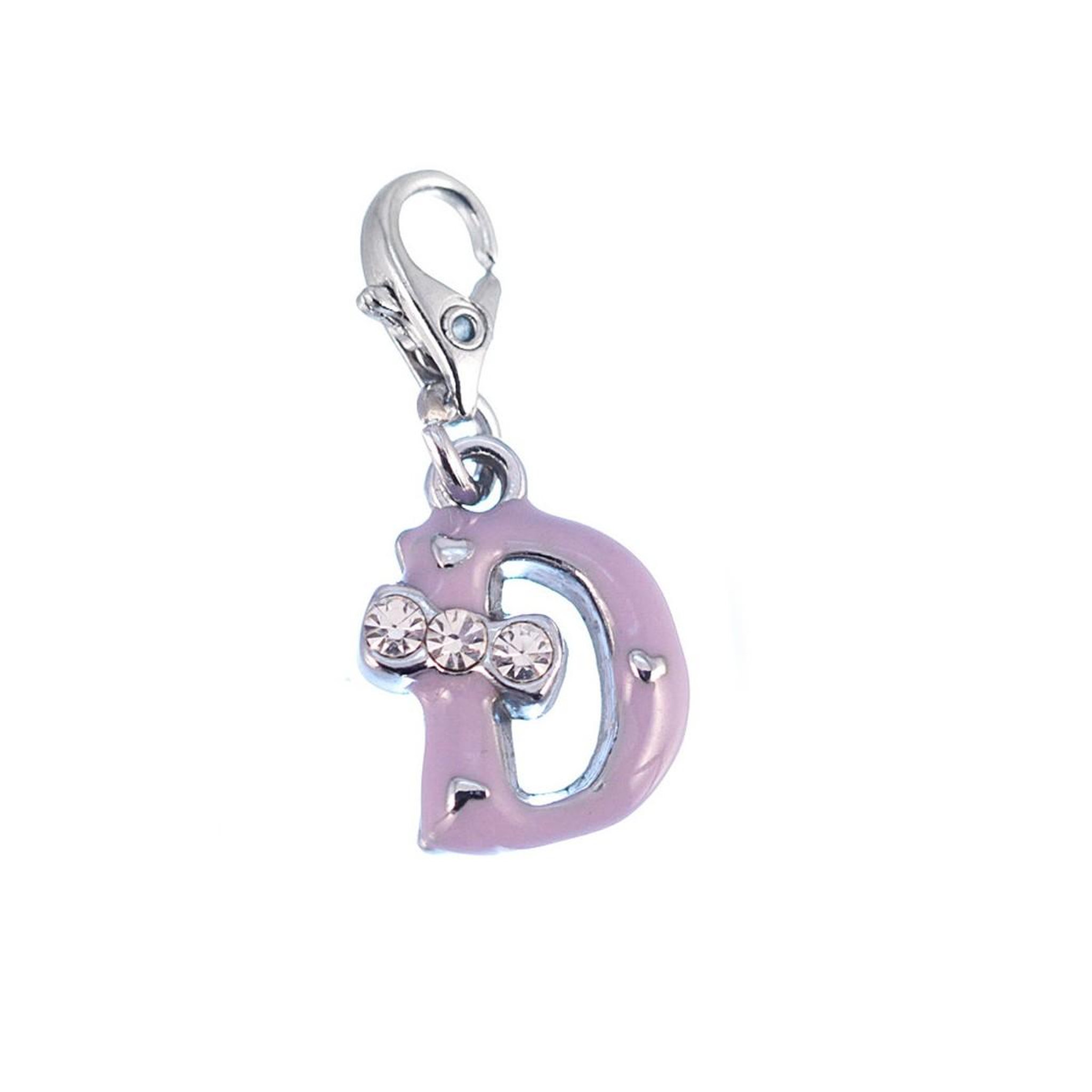 SC CRYSTAL Charm Lettre D violet SC Crystal