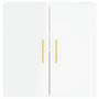 Voir la diapositive 5 : VIDAXL Armoire murale Blanc brillant 60x31x60 cm Bois d ingénierie