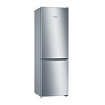 BOSCH Réfrigérateur combiné 60cm 302l nofrost inox - kgn36nlea