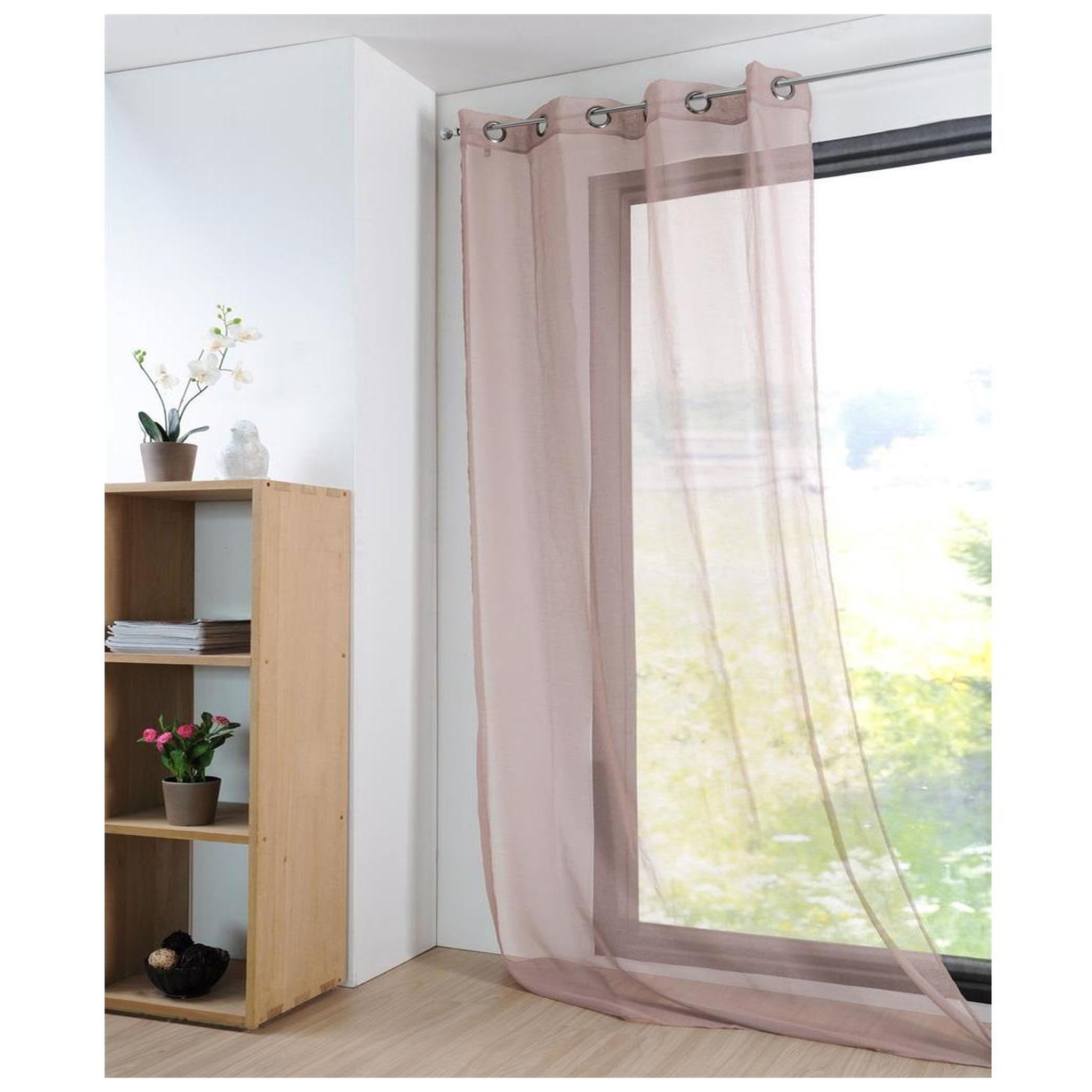 Voir la diapositive 2 : Eden Voilage uni collection mona design et moderne