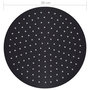 Voir la diapositive 6 : VIDAXL Pomme de douche pluie Acier inoxydable 30 cm Ronde Noir
