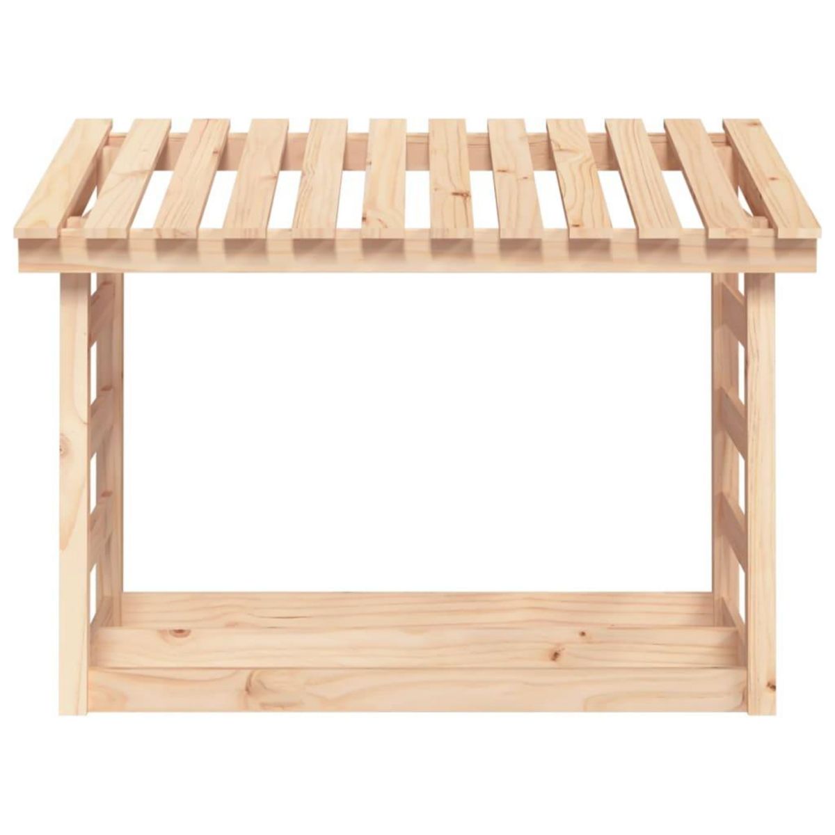 VIDAXL Support pour bois de chauffage 108x64,5x78 cm Bois de pin
