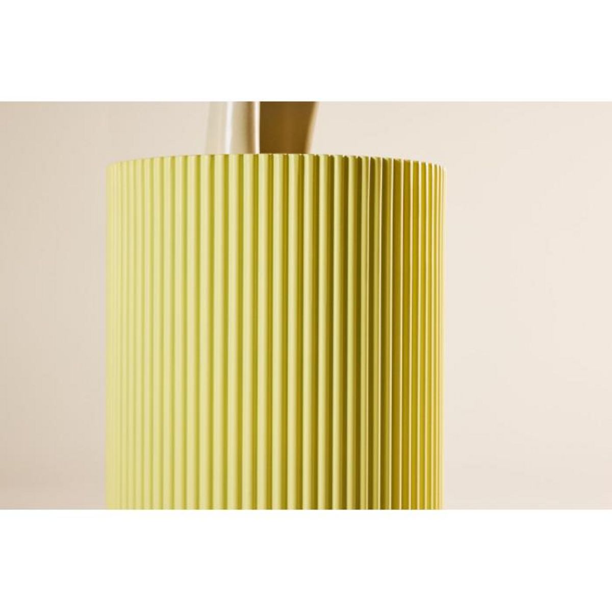 Paris Prix Table d'Appoint Nervurée  Lenox  50cm Jaune