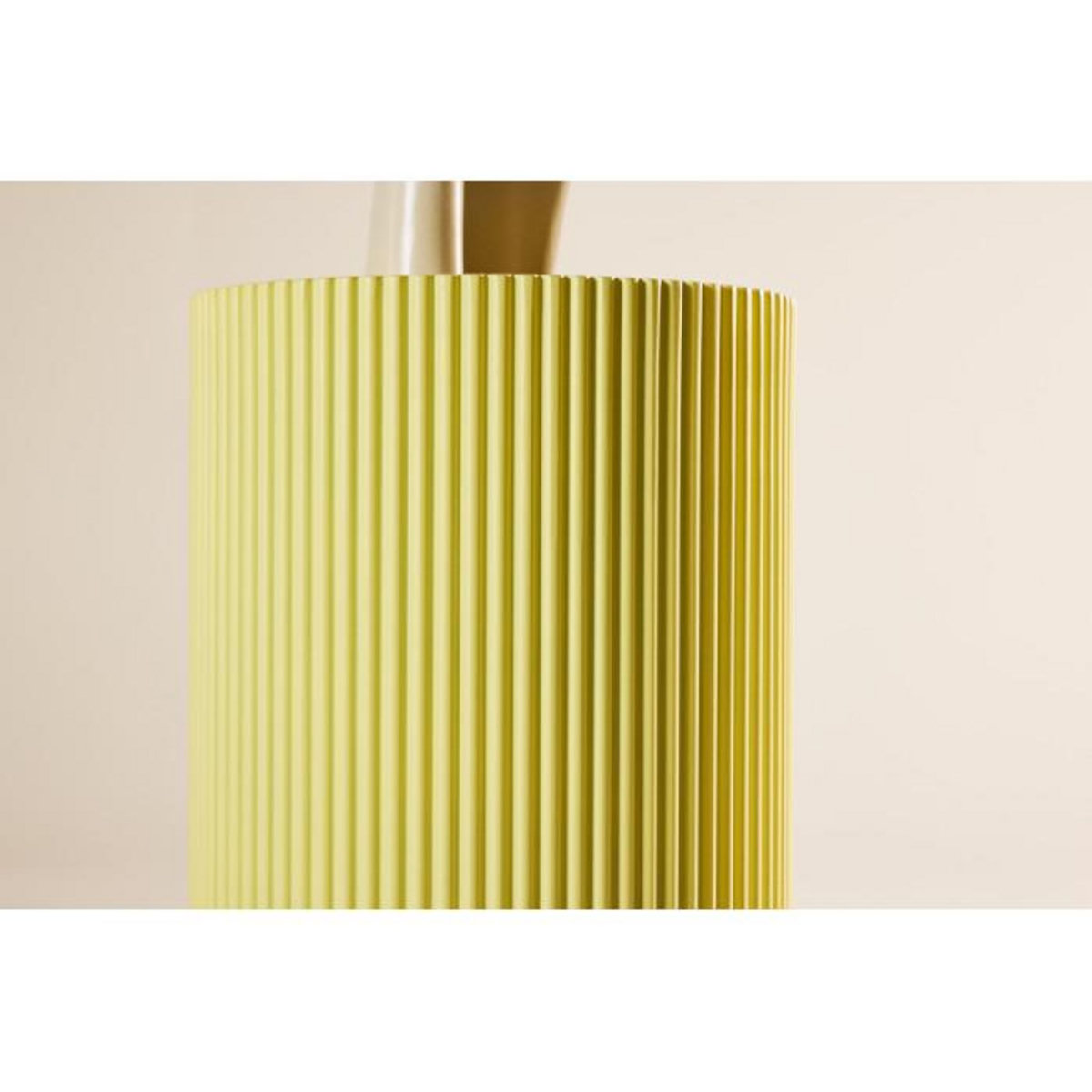 Paris Prix Table d'Appoint Nervurée  Lenox  50cm Jaune