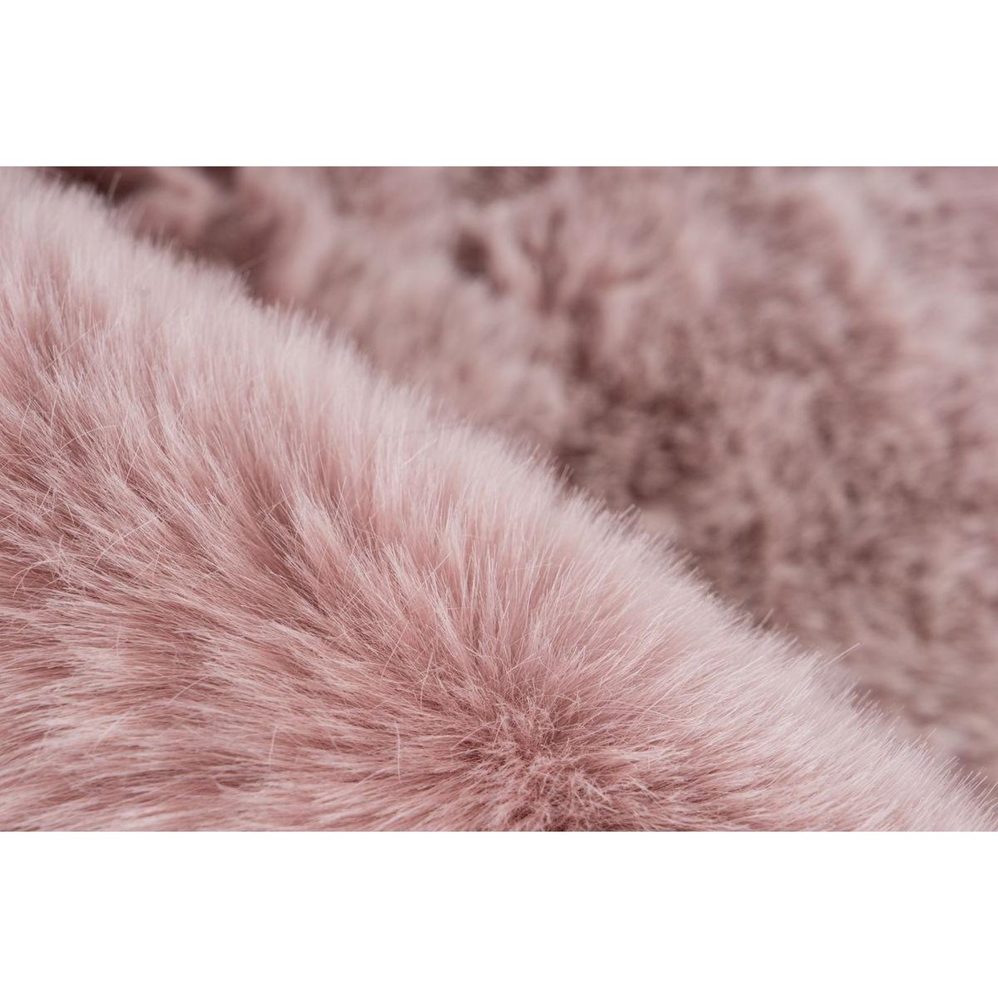 Voir la diapositive 3 : Paris Prix Tapis imitation fourrure à poils longs  tender  rose