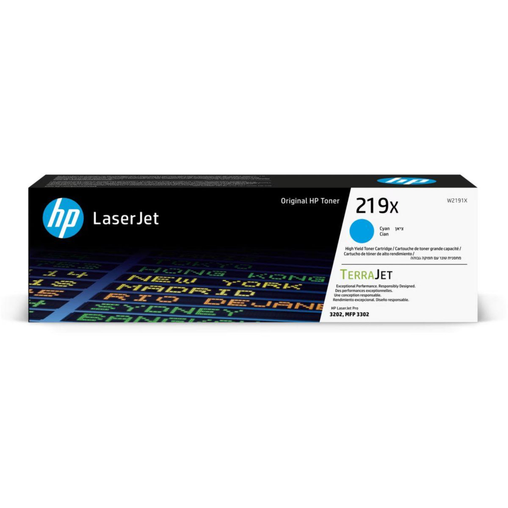 Voir la diapositive 2 : HP Toner 219x toner cyan