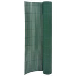 VIDAXL Cloture de jardin double face 110x300 cm Vert