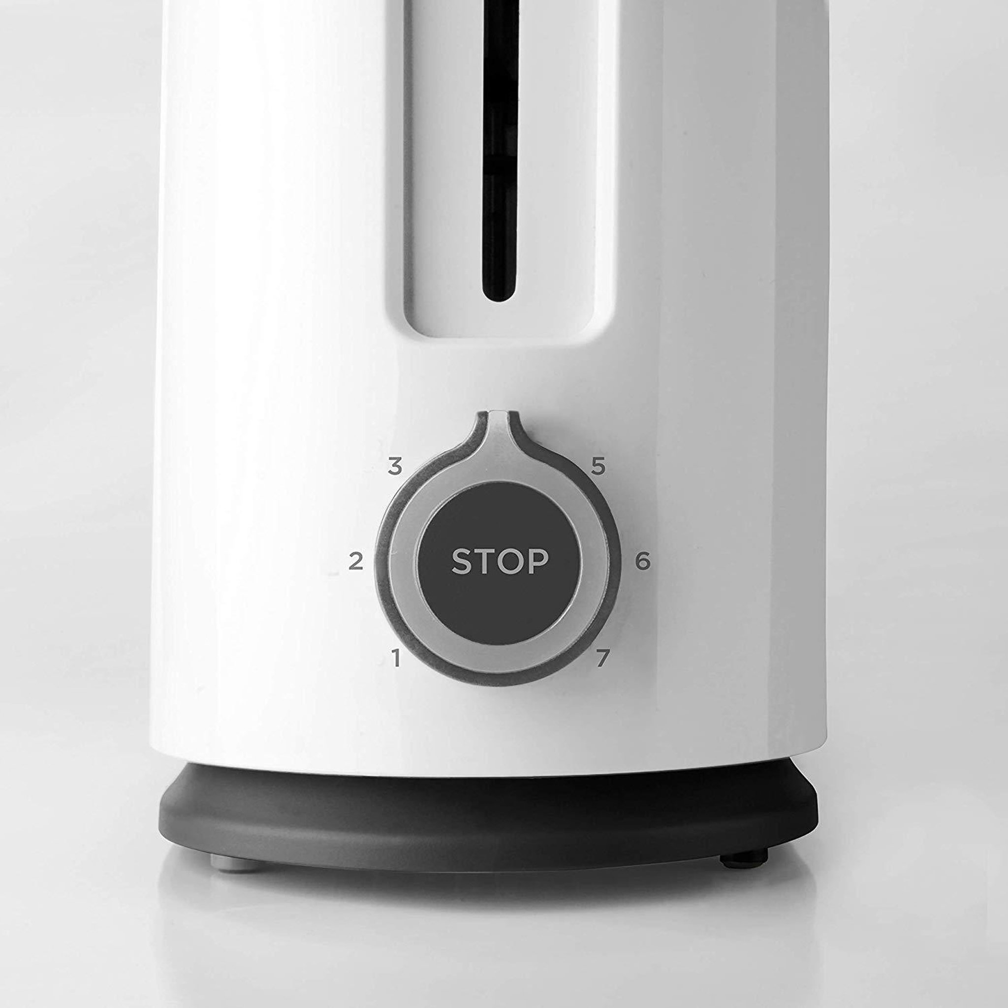 Voir la diapositive 3 : Black et Decker Grille-pain 1 fente 1000w blanc - BXTO1001E