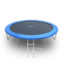 Voir la diapositive 3 : JUMP4FUN Trampoline pour enfant 12Ft ø366cm avec coussin de protection Bleu, Echelle et Filet de sécurité