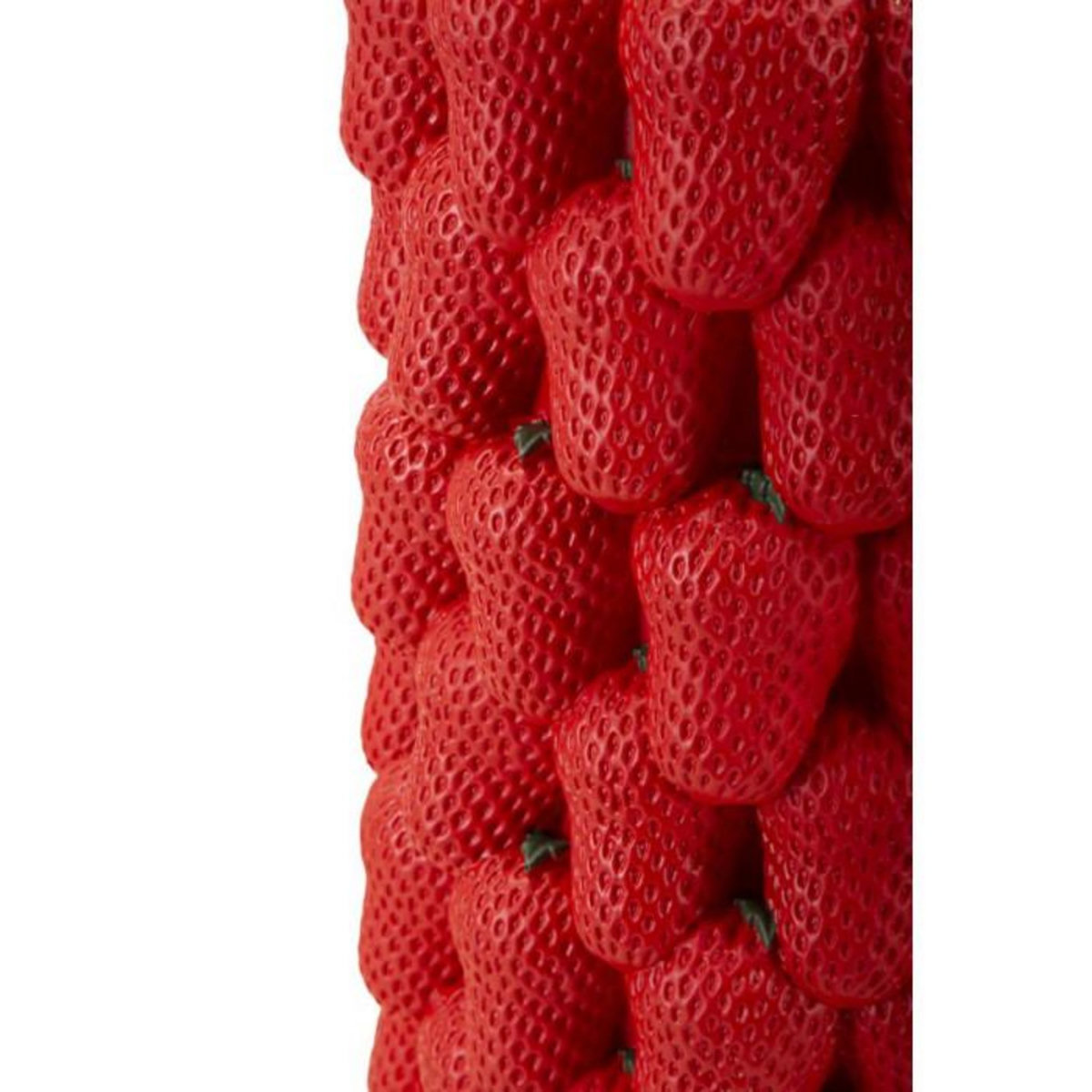 Paris Prix Vase Déco Fruits  Fraises  32cm Rouge