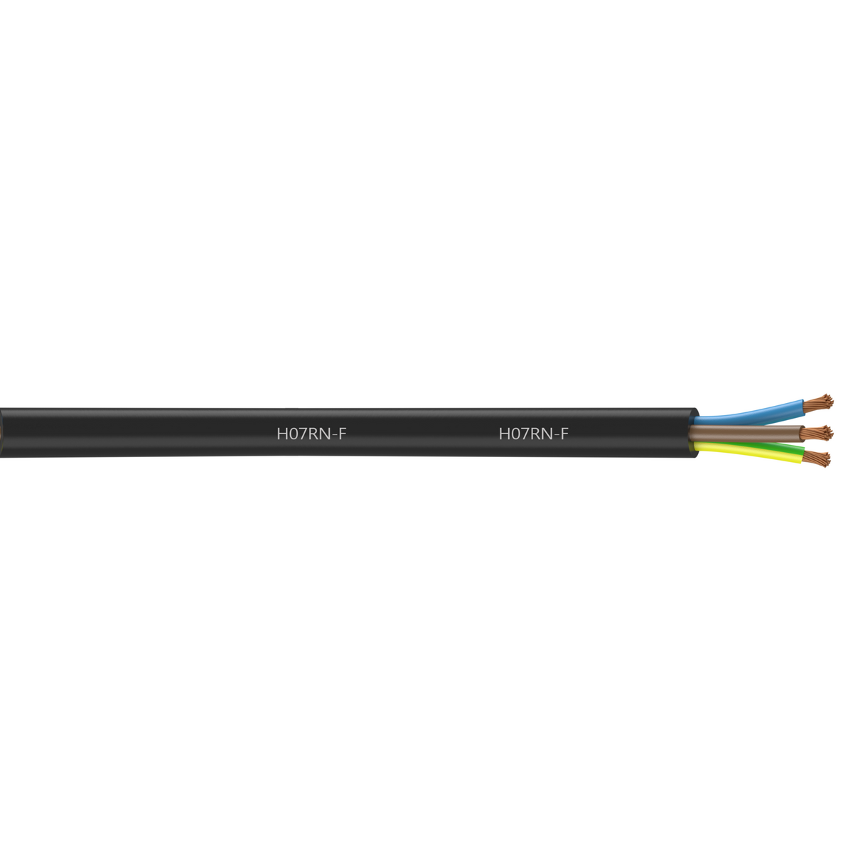CENTRALE BRICO Câble électrique 3 G 6 mm² ho7rnf L.3 m, noir